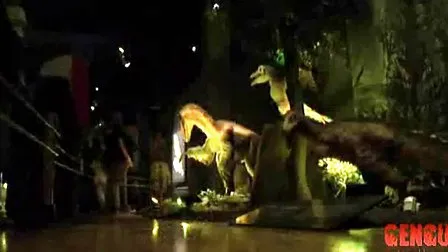 Dinossauro animatrônico artificial de alta qualidade para parque temático
