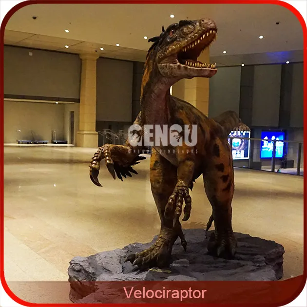 Dinossauro Animatrônico Velociraptor Realista para Venda