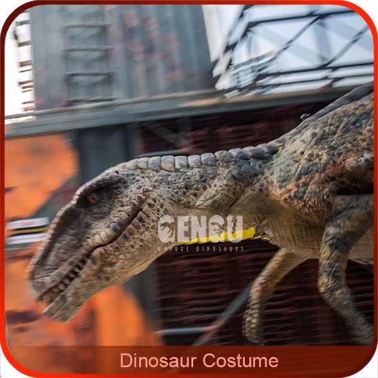 Dinossauro em tamanho real de alta simulação de Jurassic Park